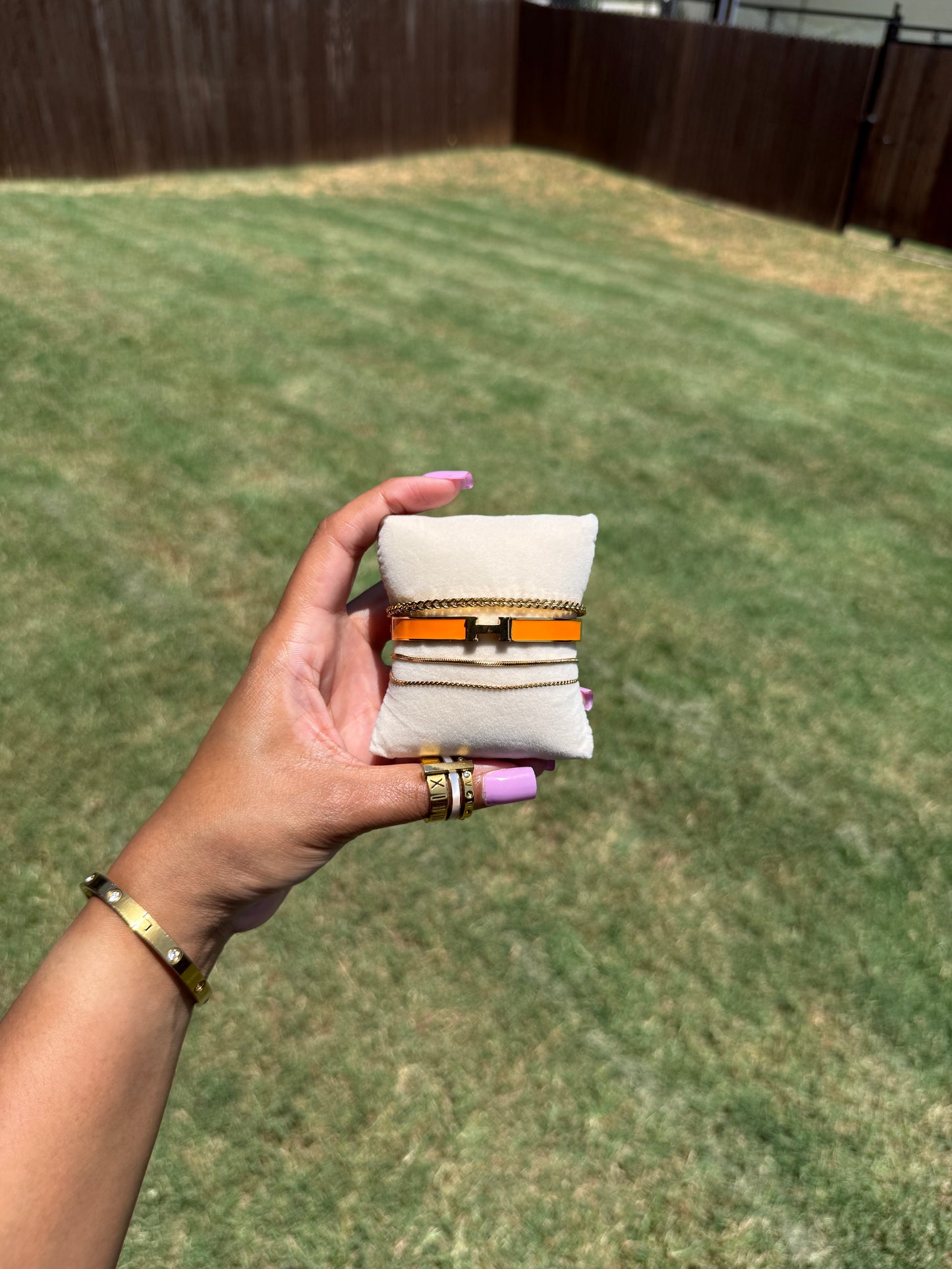 Halo Bracelet Stack