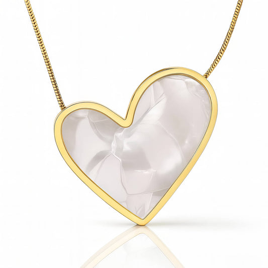 Hearts Necklace 18K Gold